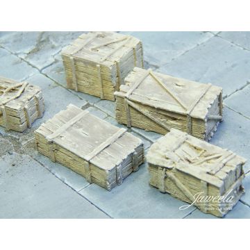 Juweela Old wooden boxes large - light - 10x - 0 / 1:43,5 (JW24190)