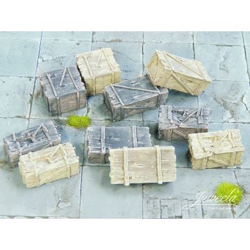 Juweela Old wooden boxes large - light / dark - 5x + 5x - 0 / 1:43,5 (JW24193)
