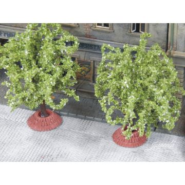 Juweela Tree ring bricks - brick-red - 5x - H0 / 1:87 (JW28252)