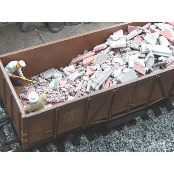 Juweela Debris brick - Red grey - 75g - 0 / 1:43,5 (JW24139)