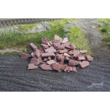 Juweela debris brick - red - 20g - TT / N (JW21212)