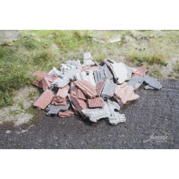 Juweela debris brick - grey/red - 20g - TT / N (JW21214)