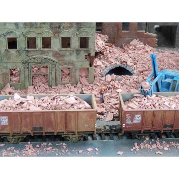Juweela Debris brick - Red - 75g - H0 / 1:87 (JW28127)