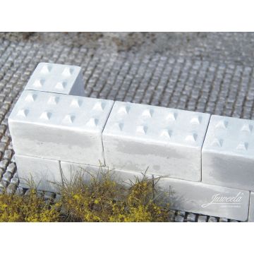 Juweela Concrete blocks knobs 8/4 - 10+5x - 0 / 1:43,5 (JW24224)