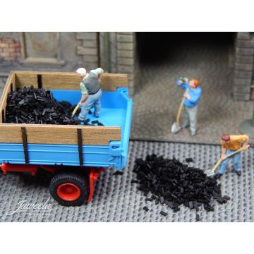 Juweela Briquettes of coal "REKORD" - ca. 3.000x - H0 / 1:87 (JW28132)