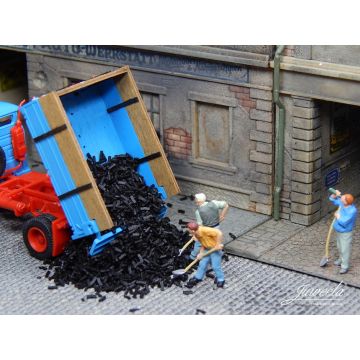 Juweela Briquettes of coal "Union" - ca. 3.000x - H0 / 1:87 (JW28116)