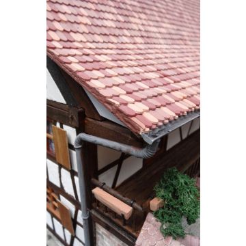 Juweela roof tiles bricks - medium brick-red -  - 1:32 / 1:35 (JW23110)