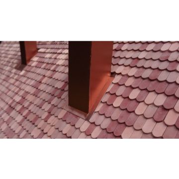 Juweela roof tiles bricks - dark brick-red -  - 1:32 / 1:35 (JW23114)