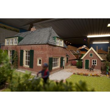 Juweela ROOF TILES HOLLOW BRICKS  - anthrazite - 1.14 x 0.60 x 0.07 cm - 1:32 / 1:35 (JW23087)