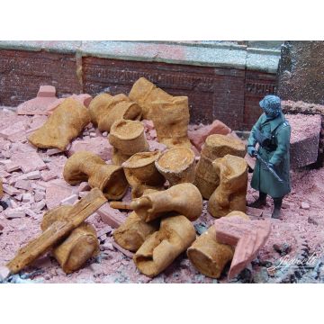 Juweela SCRAP OLD DRUMS RUSTY - RUSTY -  - 1:35 (JW23333)
