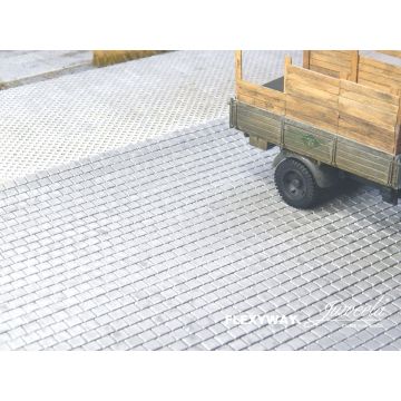 Juweela FLEXYWAY plates 20x20 - Light grey - 1 Segm. - 0 / 1:43,5 (JW24179)