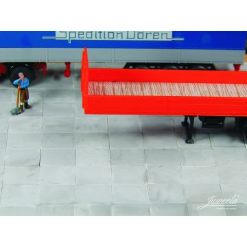 Juweela Concrete street plate square - 90x - H0 / 1:87 (JW28220)