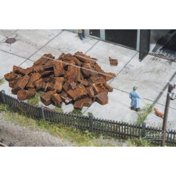 Juweela metal scrap - rusty - 25g - TT / N (JW21208)