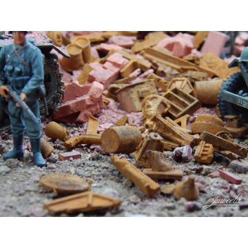Juweela SCRAP METAL SCRAP TOWN RUSTY - RUSTY -  - 1:35 (JW23313)