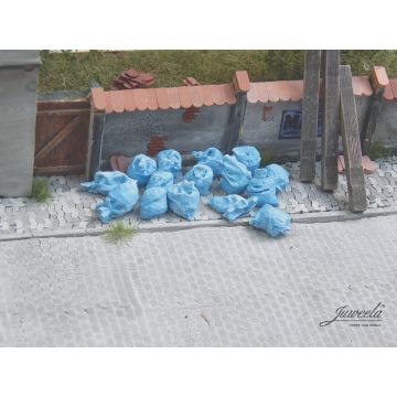 Juweela Bags (garbage/transport) - blue - 10x - 0 / 1:43,5 (JW24186)