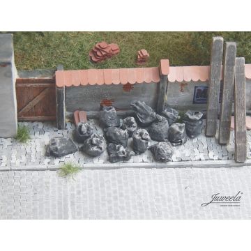 Juweela Bags (garbage/transport) - black - 10x - 0 / 1:43,5 (JW24184)