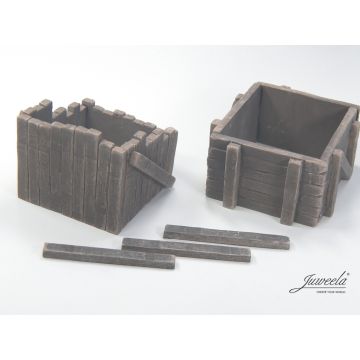 Juweela FLEXYWAY plates 20x20 - Dark grey - 2x - 0 / 1:43,5 (JW24183)