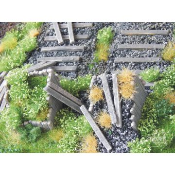 Juweela Buffer wooden (railway thresholds) - 2x - H0 / 1:87 (JW28232)