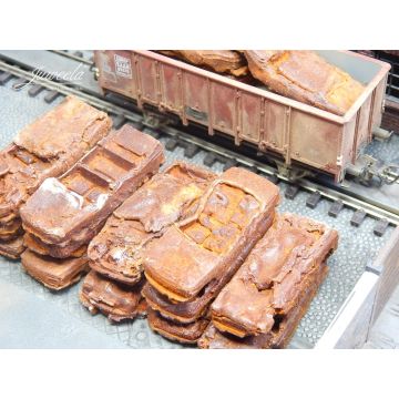 Juweela Scrap cars (GDR) - Rusty - 6x - H0 / 1:87 (JW28174)