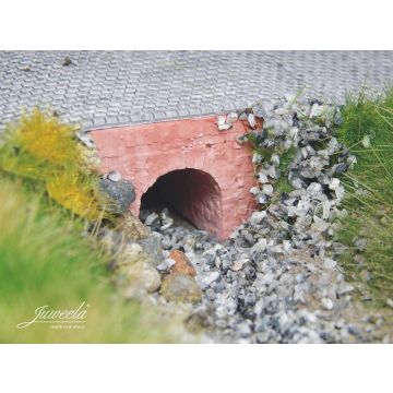 Juweela Water passage small - Brick red - 4x - H0 / 1:87 (JW28287)