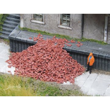 Juweela bricks (NF) - dark brick-red - 3000x - TT / N (JW21251)