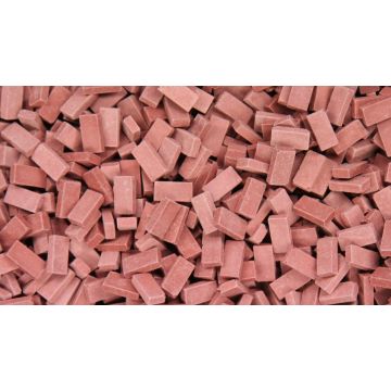 Juweela Bricks (NF) - dark brick red - 0.72 x 0.36 x 0.18 cm - 1:32 / 1:35 (JW23030)