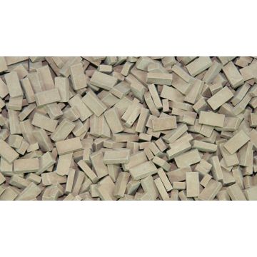 Juweela Bricks (NF) - dark terracotta - 0.72 x 0.36 x 0.18 cm - 1:32 / 1:35 (JW23069)