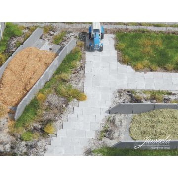 Juweela Concrete silos with silage - Braun + Green - TT / 1:120 (jw21316)