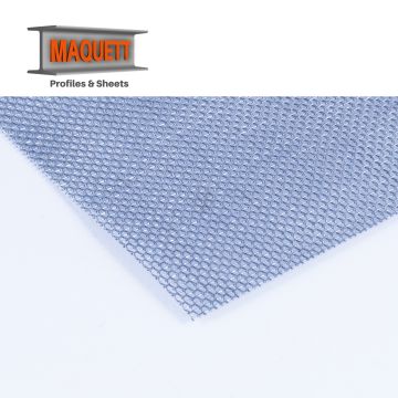 Maquett Metal sheet - Stainless Steel Mesh 1,1mm - 140x200x0,80mm (820-05)