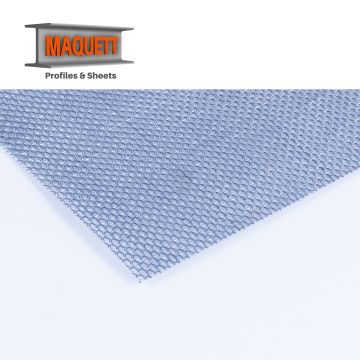Maquett Metal sheet - Steel Grating Mesh 0,4mm - 140x200x0,44mm (801-01)