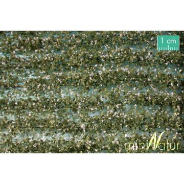 Mininatur Agricultural strips white flowering - Spring - ca. 42cm - H0 / TT (766-25S)