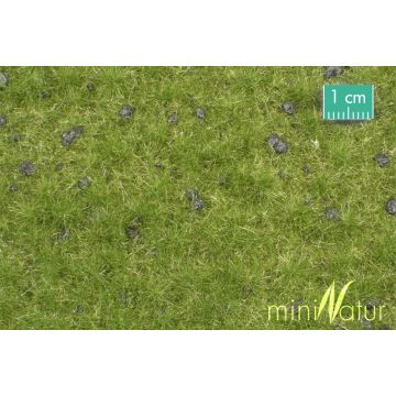 Mininatur Cattle pasture with mole hills - Early fall - ca. 31,5x25cm - H0 / TT (714-23S)