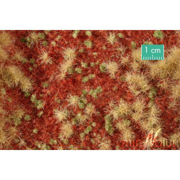 Mininatur Overgrown forest ground cover - Late fall - ca.15x8 cm - H0 / TT (741-24MS)