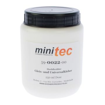 Minitec Highly flexible Track and Universal adhesive - 250 gr container (59-0022-00)