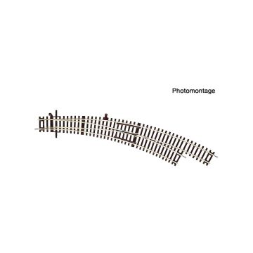 Roco Curved turnout right BWr5/6 without drive, R5, 30° - H0 / 1:87 (RO42475)