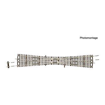 Roco Simple crossing EKW10 without drive, 345 mm, 10° - H0 / 1:87 (RO42494)