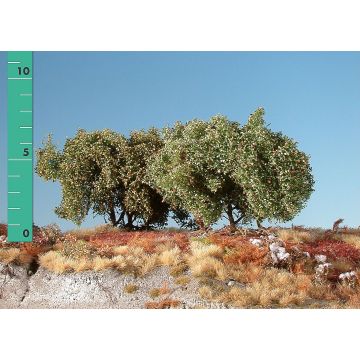 Silhouette High shrubs - Early fall - 0 (< ca. 8cm) - H0 / TT (250-03)
