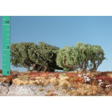Silhouette High shrubs - Summer - 0 (< ca. 8cm) - H0 / TT (250-02)