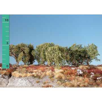 Silhouette Low shrubs - Early fall - 0 (< ca. 8cm) - H0 / TT (251-03)