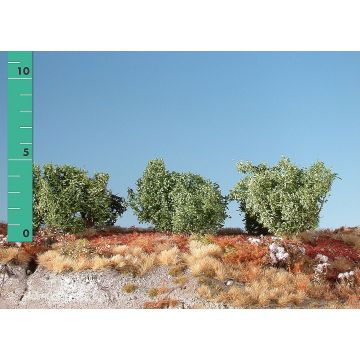 Silhouette Low shrubs - Summer - 0 (< ca. 8cm) - H0 / TT (251-02)