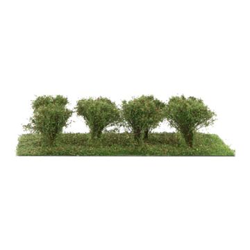 Silhouette shrubbery - early fall - 3cm - H0 / TT (252-23)