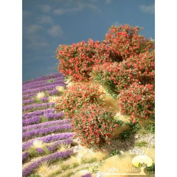 Silhouette Rhododendron - Red - 0 (< ca. 8cm) - H0 / TT (253-04)