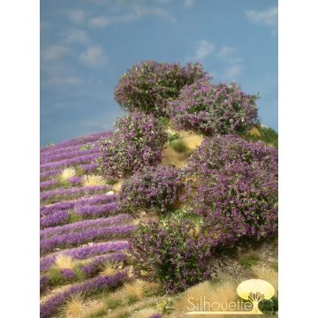 Silhouette Rhododendron - Purple - 0 (< ca. 8cm) - H0 / TT (253-06)