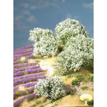 Silhouette Rhododendron - White - 0 (< ca. 8cm) - H0 / TT (253-01)