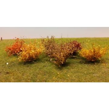 Silhouette Shrubs assortment - Autumn - ca. 3cm - H0 / TT (252-04)
