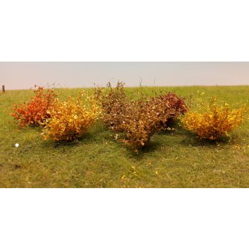 Silhouette Shrubs assortment - Autumn - ca. 3cm - H0 / TT (252-14)