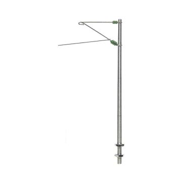 Sommerfeldt Mainline mast, concrete type,aluminium - 5x - H0 / 1:87 (120)