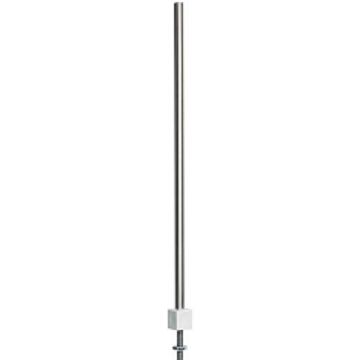 Sommerfeldt H-profile-mast of newsilver, without 130 mm ↑ - 1x - H0 / 1:87 (318-1)