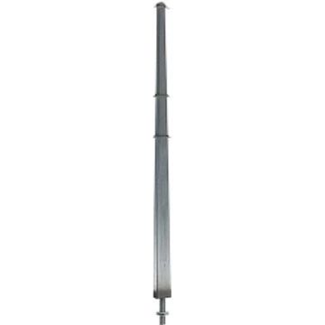Sommerfeldt Mast for cross spann, 142 mm high, alu. - H0 / 1:87 (192)