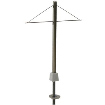 Sommerfeldt Modern Middle mast for tramway - 5x - H0 / 1:87 (105)